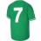 All Stitched #7 Green Baseball Jersey Embroidery V Neck Short Sleeve Baseball Shirt, Breathable Button-Up Sports Uniform For Training Competition Party