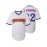 [Comfortable] Men's #82 White Baseball Jersey - Embroidered V-Neck, Short Sleeve, Breathable Polyester Sports Uniform for Training, Competition & Casual Wear