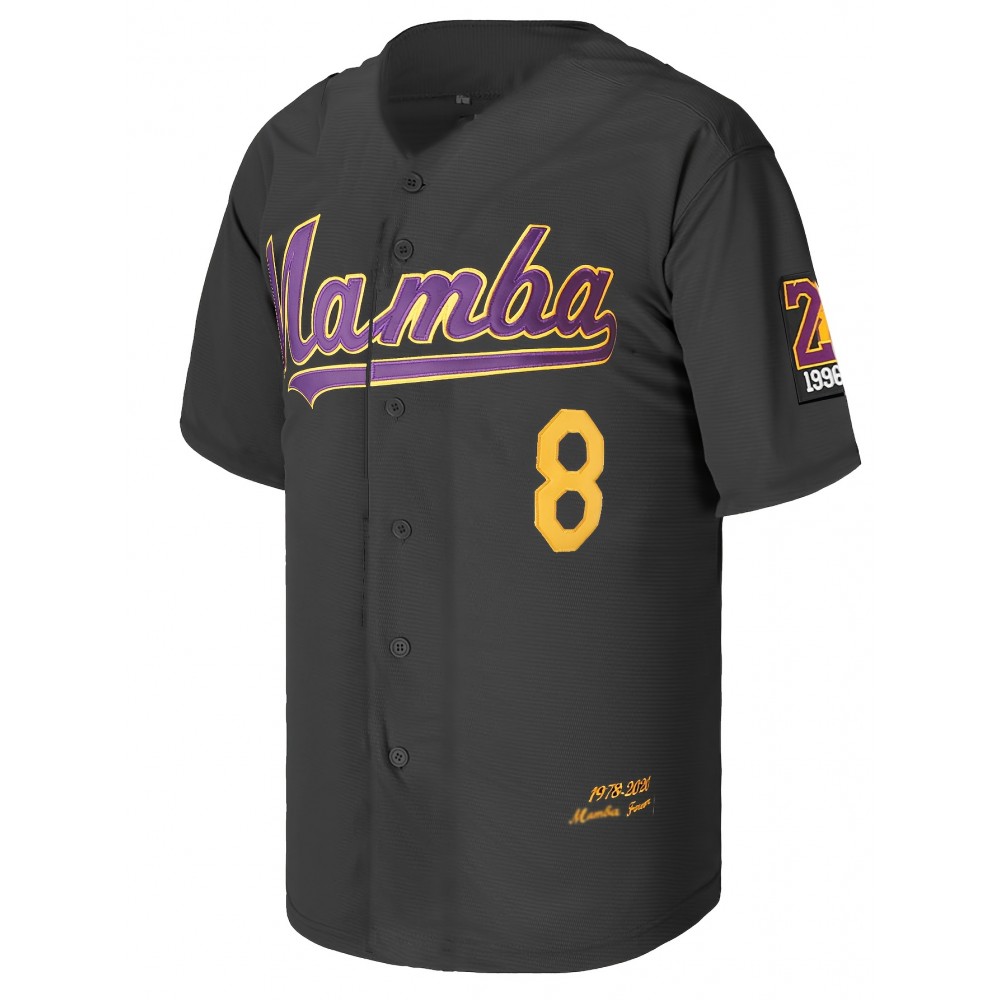 All Stitched #24 Black Baseball Jersey Embroidery V Neck Short Sleeve Baseball Shirt, Breathable Button-Up Sports Uniform For Training Competition Party