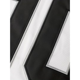 Men's Sport All Stitched #10 Baseball Jersey - Breathable V-Neck Short Sleeve with Full Embroidery, Red/White/Yellow Color Options, Button-Up Regular Fit for Training, Competition, Parties & Casual Wear, Athletic Event Clothing, Durable Sportswear