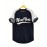 Men's #22 Retro Baseball Jersey - Vintage New York V-Neck Shirt, Breathable Loose Fit Short Sleeve for Training, Casual & Holiday Wear (Navy/White/Yellow), Sports Attire, Outdoor Activity Apparel, Sporty Look, Detailing, Durable Sportswear