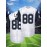 Men'S White Patchwork Sleeves # 88 Rugby Shirt Loose Embroidered Sports, Fashionable, Casual, Street Breathable Rugby Top