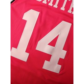 Men'S Basketball Shirt # 14 Pink Basketball Shirt Suitable For Competition Training Team Sports S-XXXL