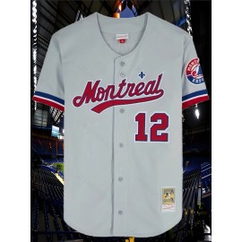 12 Men'S Baseball Jersey Sports Training Jersey Gray Breathable Comfortable Shirt S-3XL