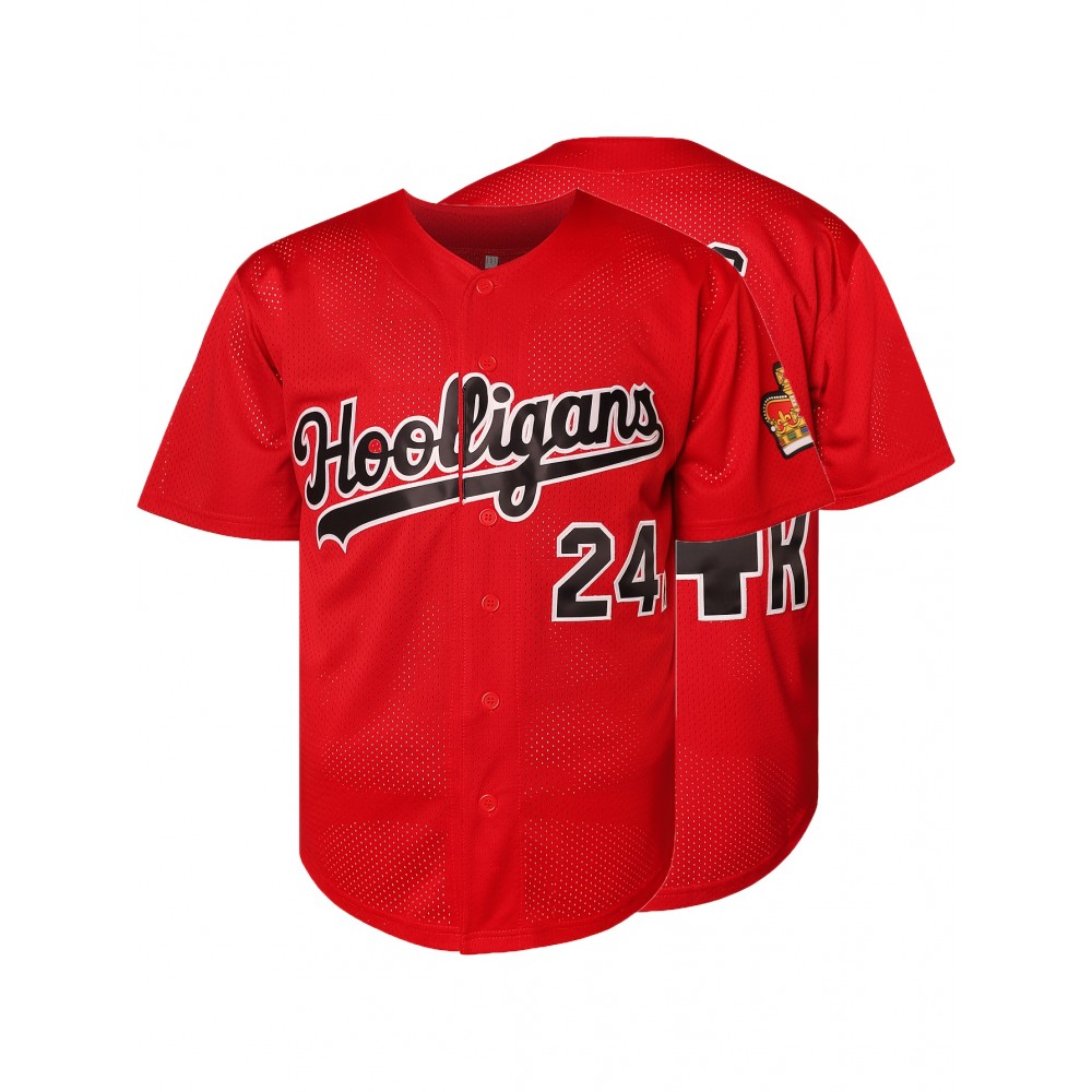 24 Men'S Baseball Jersey, Sports Training Jersey, Breathable And Comfortable Shirt S-3XL