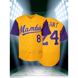 Men'S Letter Embroidery Short Sleeve V-neck Loose Button Up Shirt, Men'S Vintage Summer Baseball Jersey For Party