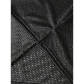 Men's #16 Black American Football Jersey - Breathable & Embroidered V-Neck, Loose Fit Polyester Sports Top for Team Training & Casual Wear, Football Gear