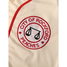 Men's #43 Beige Polyester Baseball Jersey, V-Neck, Button-Up, Ideal for Games & Training, Spring/Summer/Fall, Sizes S-3XL, Outdoor Activities Shirt | Casual Baseball Shirt | Durable Polyester