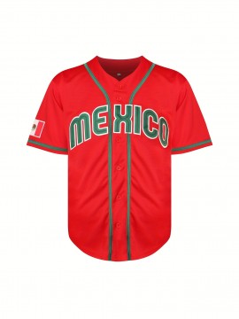 #34 Men's Baseball Jersey, Red Sports Training Jersey, Breathable And Comfortable Shirt S-3XL