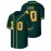 All Stitched 10 Dark Green Baseball Jersey Embroidery V Neck Short Sleeve Baseball Shirt, Breathable Button-Up Sports Uniform for Training Competition Party