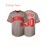 Men'S V-neck Baseball Jersey # 30 Gray Embroidered Breathable Lightweight, Perfect For Training And Casual Wear Size S-3XL